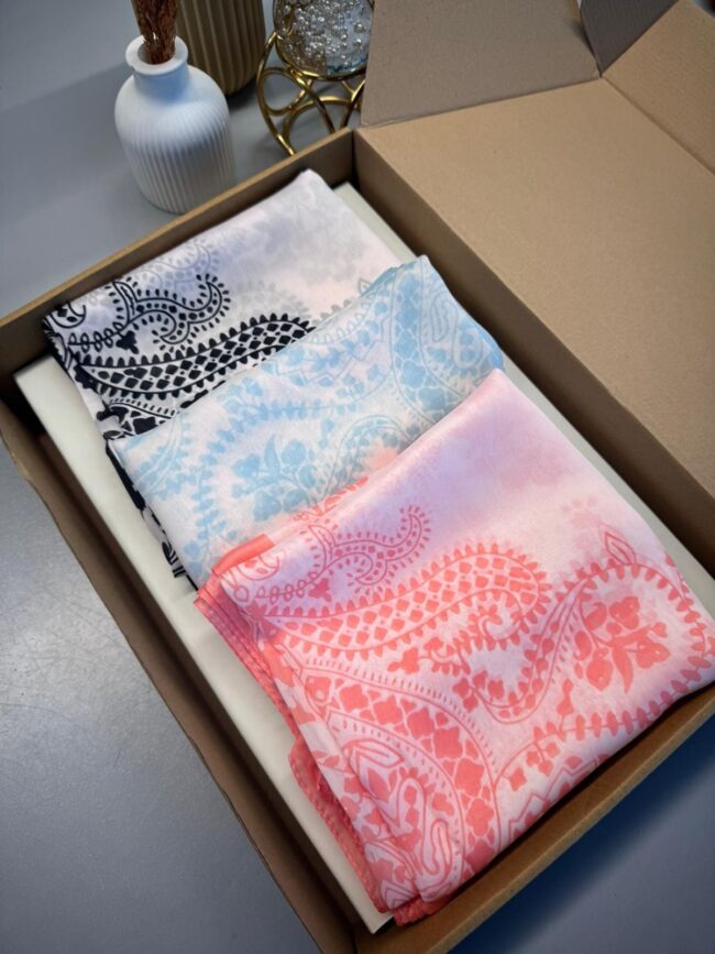 En Çok Satan 3'Lü Havai İpek Şal - KT100253