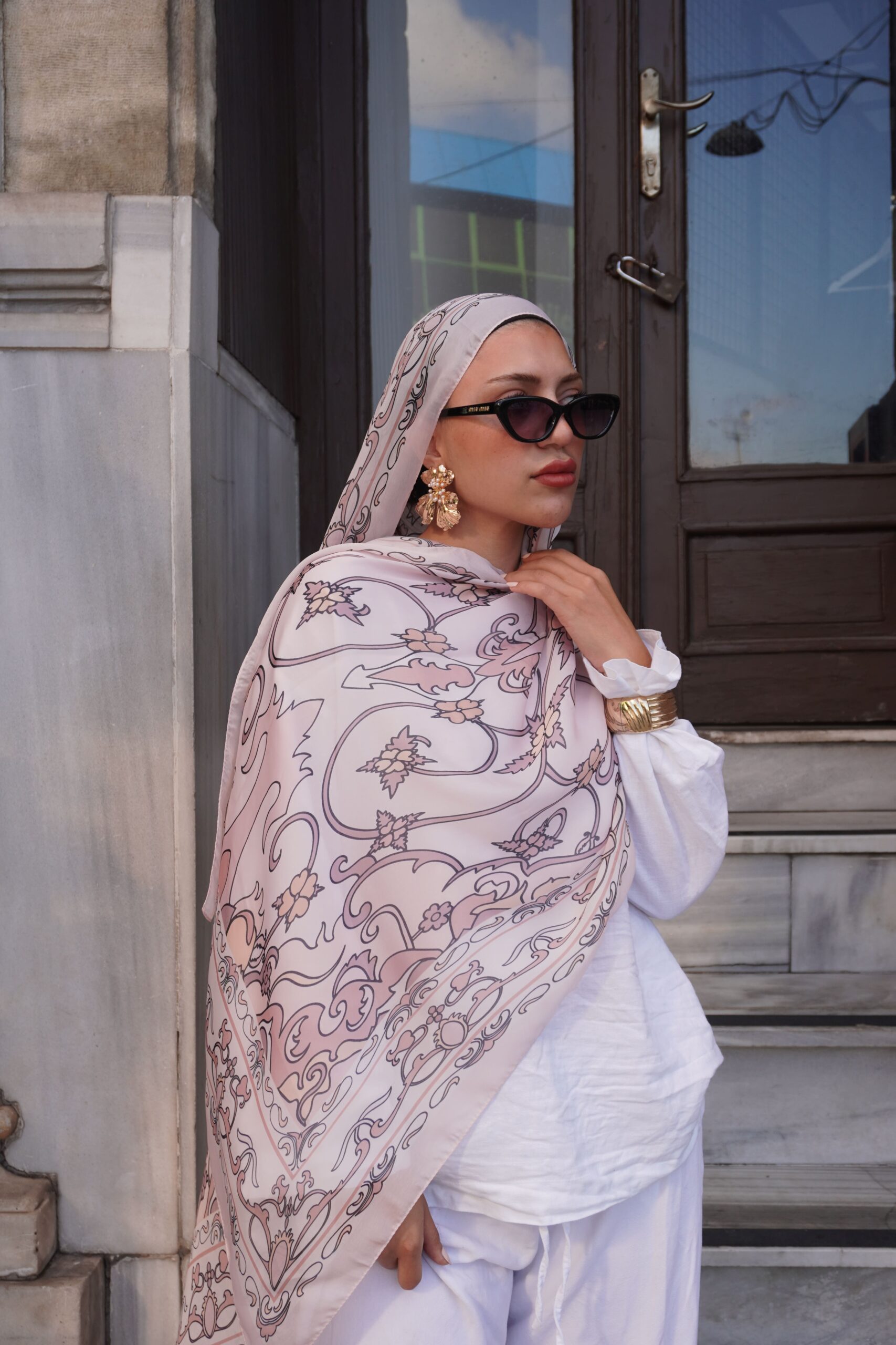 Zerefşan Şal Serisi- 469-003- V-8 - Karamel - Görsel 5