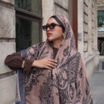 Havai Şal Serisi- 469-001- V-19 - Gold Siyah