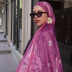 Zerefşan Şal Serisi- 469-003- V-13 - Vişne