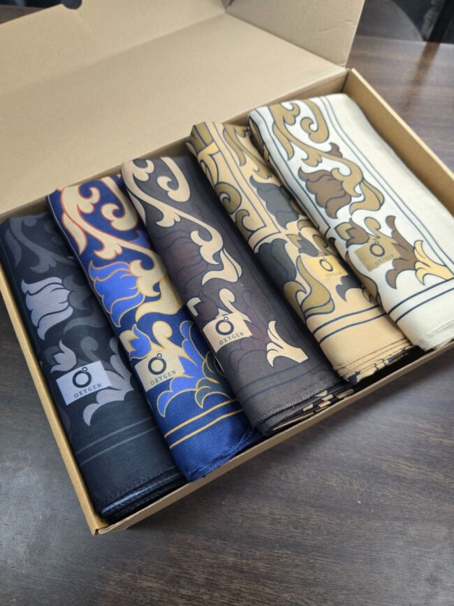 En Çok Satan 5'Li Lilyum Desen Pamuk İpek Şal -  KT10164-P