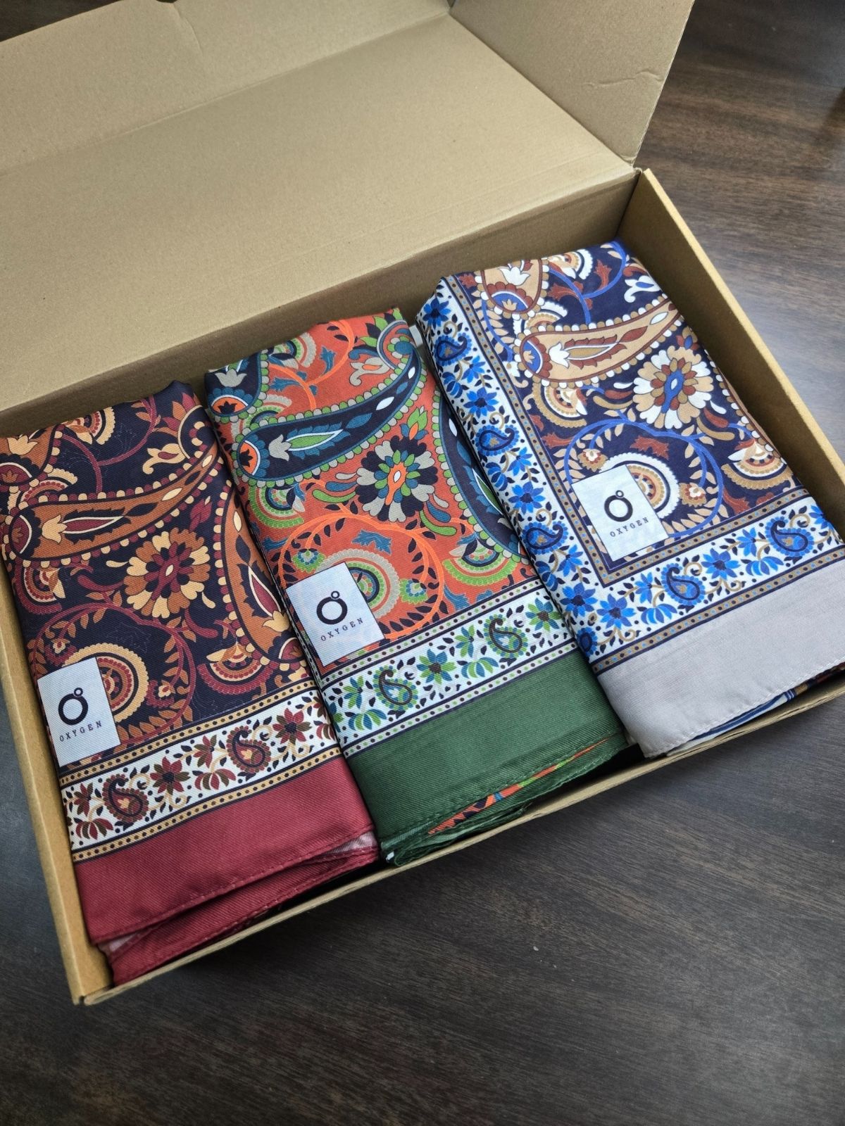 En Çok Satan 3'LÜ Etro Buta Desen Pamuk İpek Şal -  KT377358