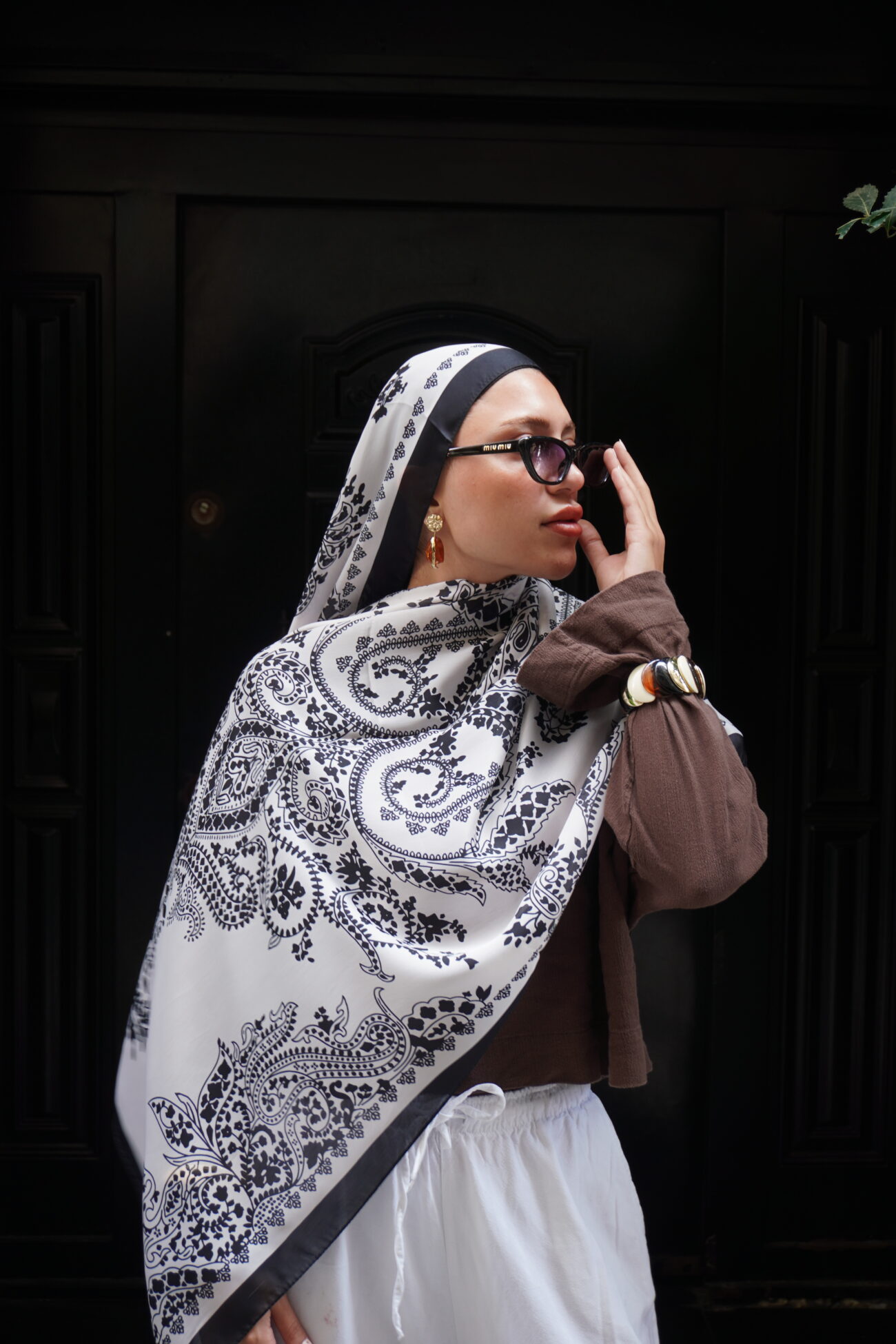 Havai Şal Serisi- 469-001- V-9- Vanilya Siyah - Görsel 2