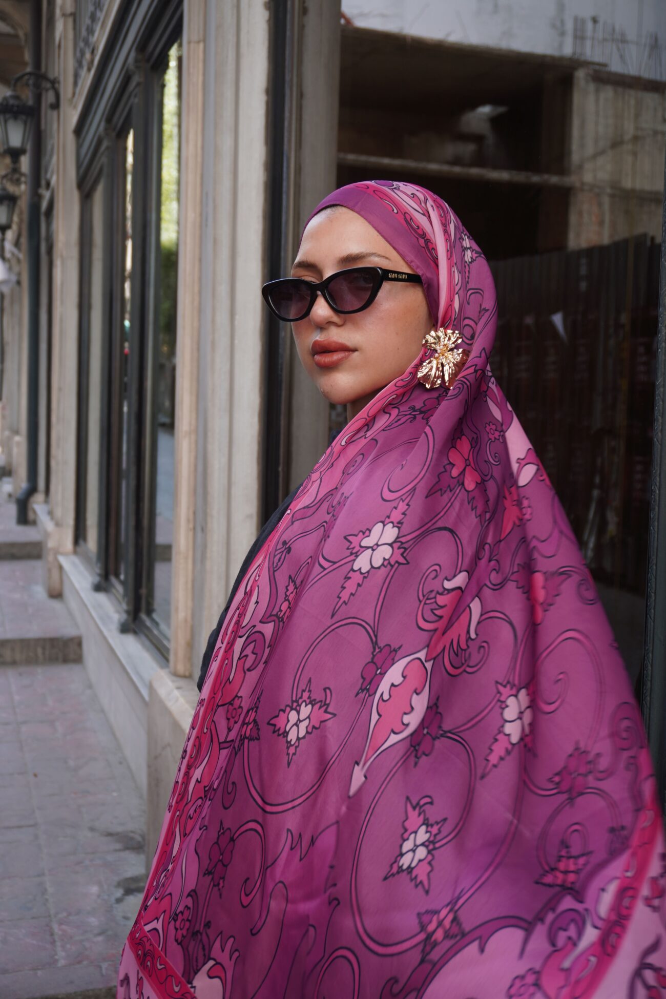 Zerefşan Şal Serisi- 469-003- V-13 - Vişne - Görsel 5