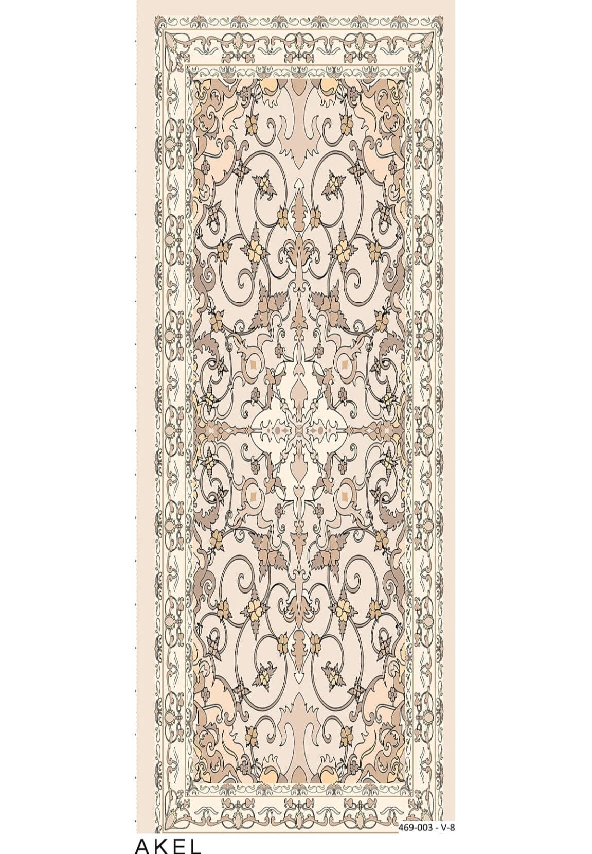 Zerefşan Şal Serisi- 469-003- V-8 - Karamel - Görsel 6