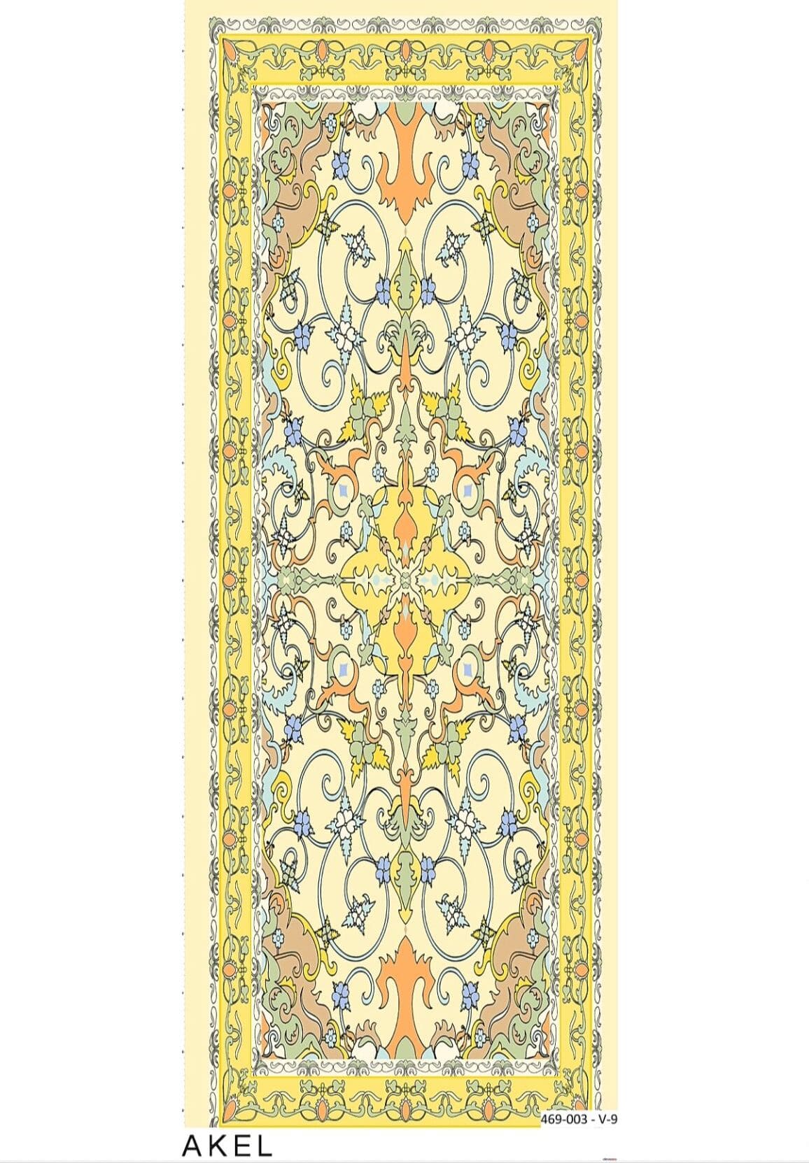 Zerefşan Şal Serisi- 469-003- V-9 -  Ayçiçeği - Görsel 6