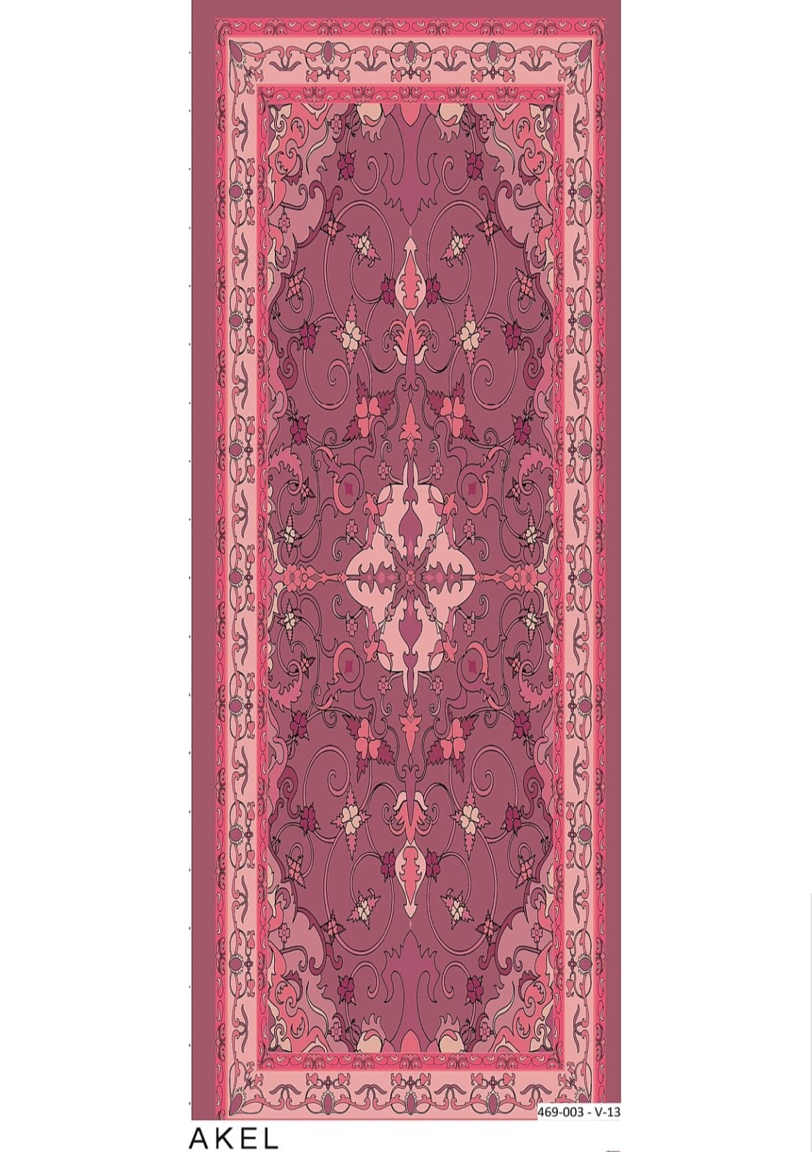 Zerefşan Şal Serisi- 469-003- V-13 - Vişne - Görsel 6