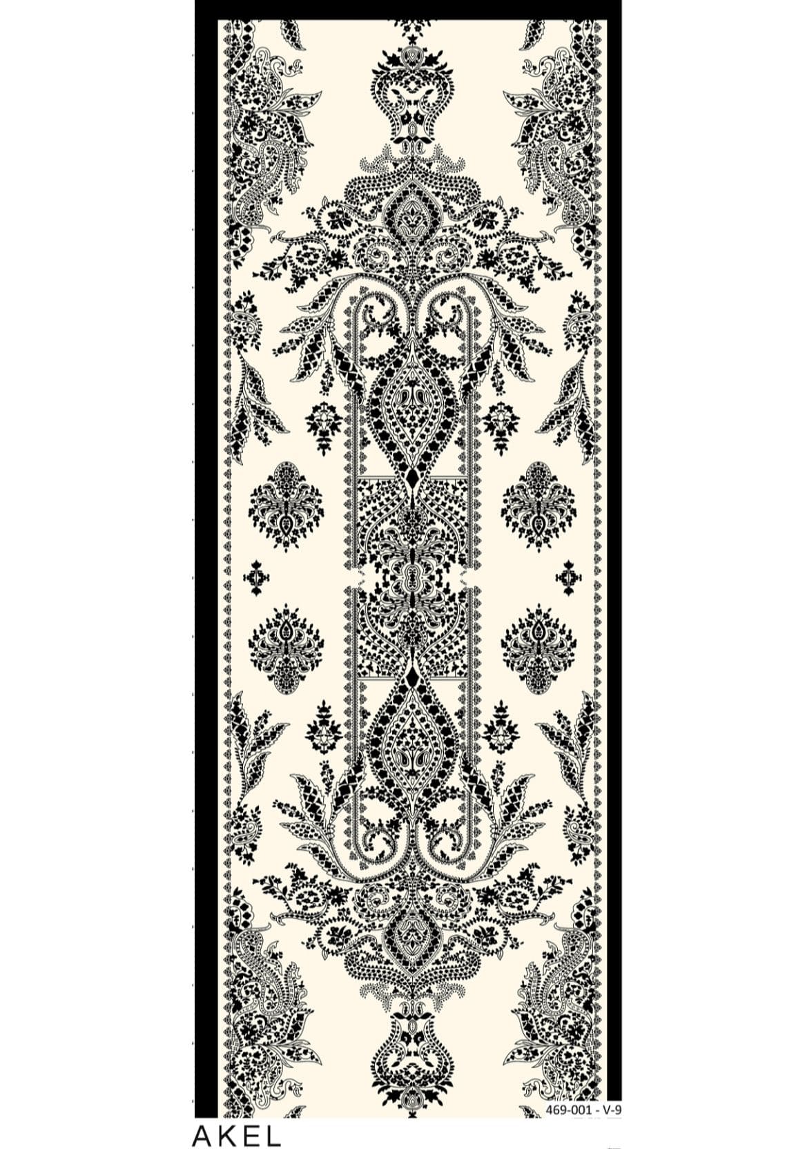 Havai Şal Serisi- 469-001- V-9- Vanilya Siyah - Görsel 6