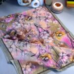 Flowers Kraş Desenli Şal - ŞL100234 - Çağla