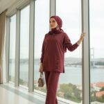 Premium Çıtçıtlı Dotta İkili Takım TK100301  - Bordo