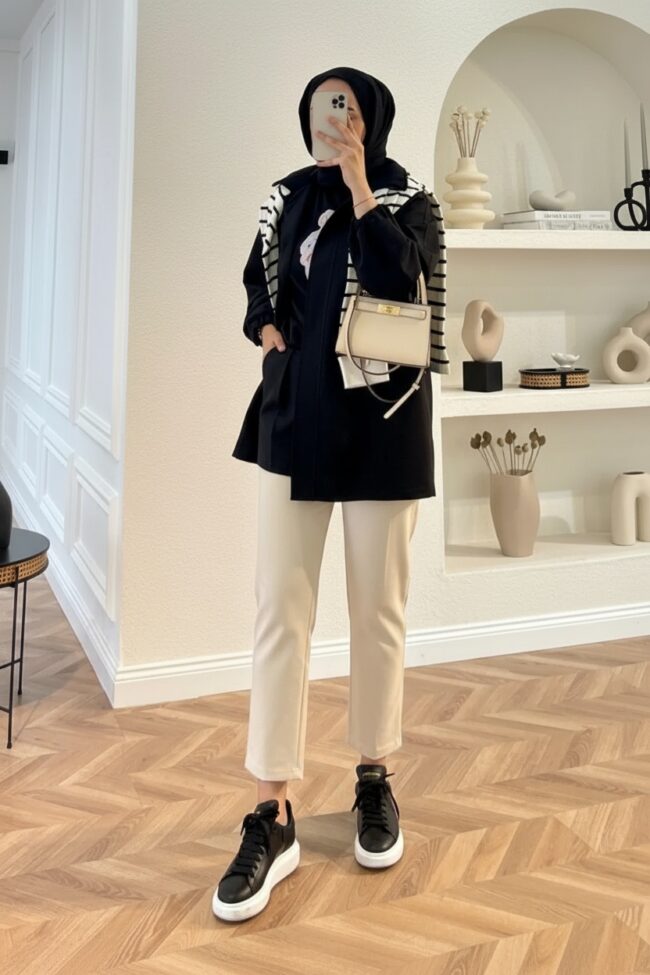 Havuç Kumaş Pantolon PNT100295 - Ekru