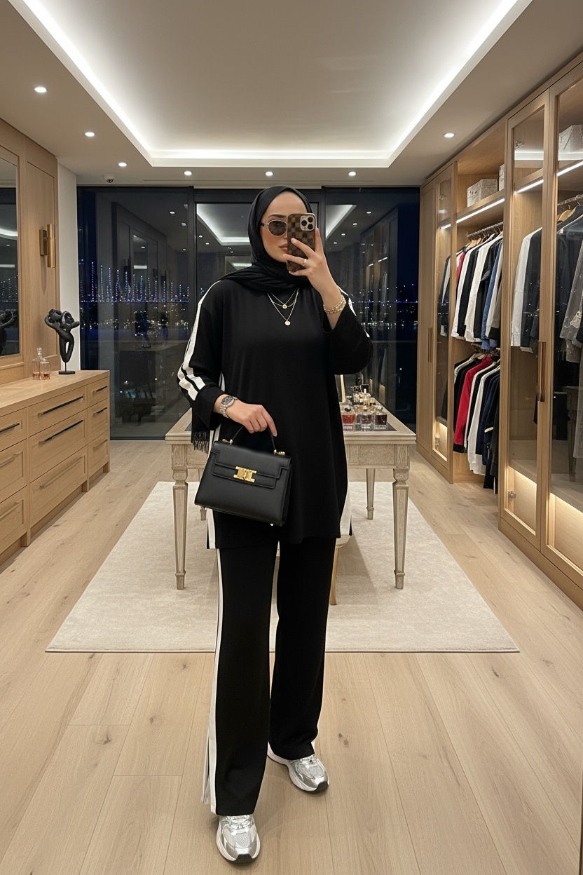 Alto Oysho İkili Takım TK100402  - Siyah