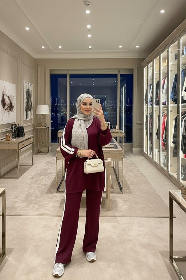 Alto Oysho İkili Takım TK100402 - Bordo