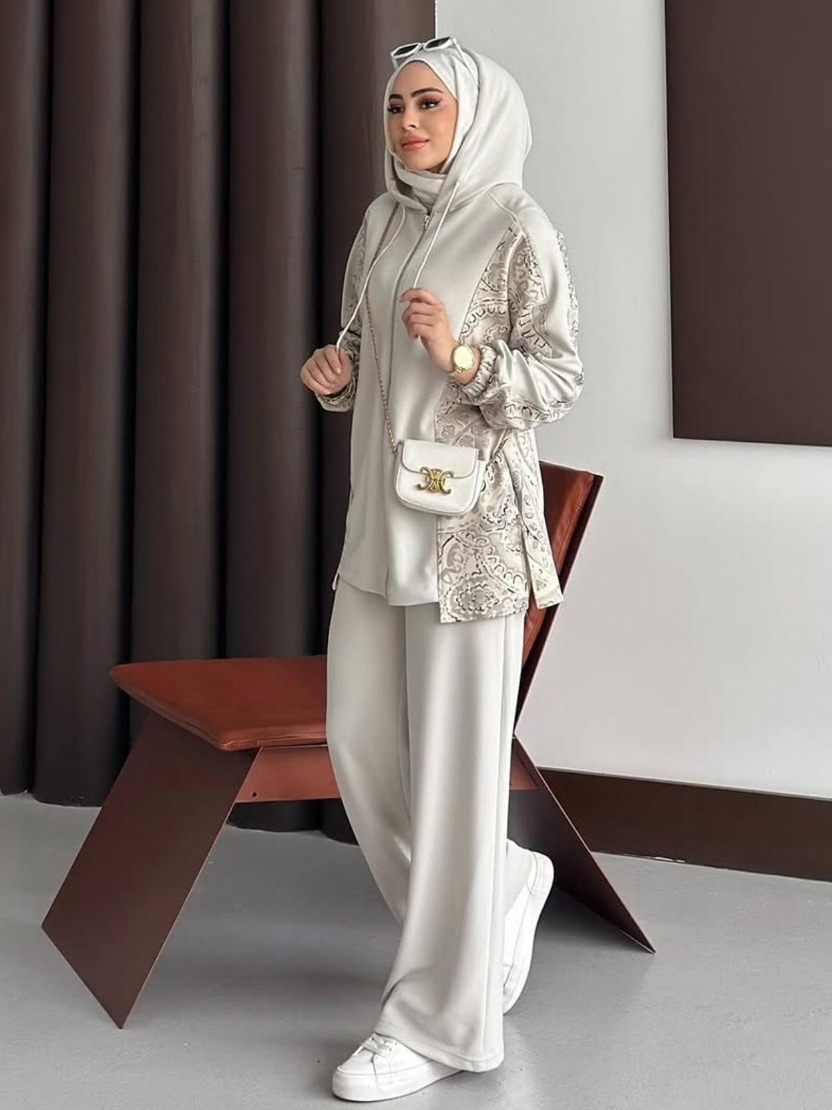 Premium Aspera  Oysho İkili Takım TK100250  - Taş - Görsel 2