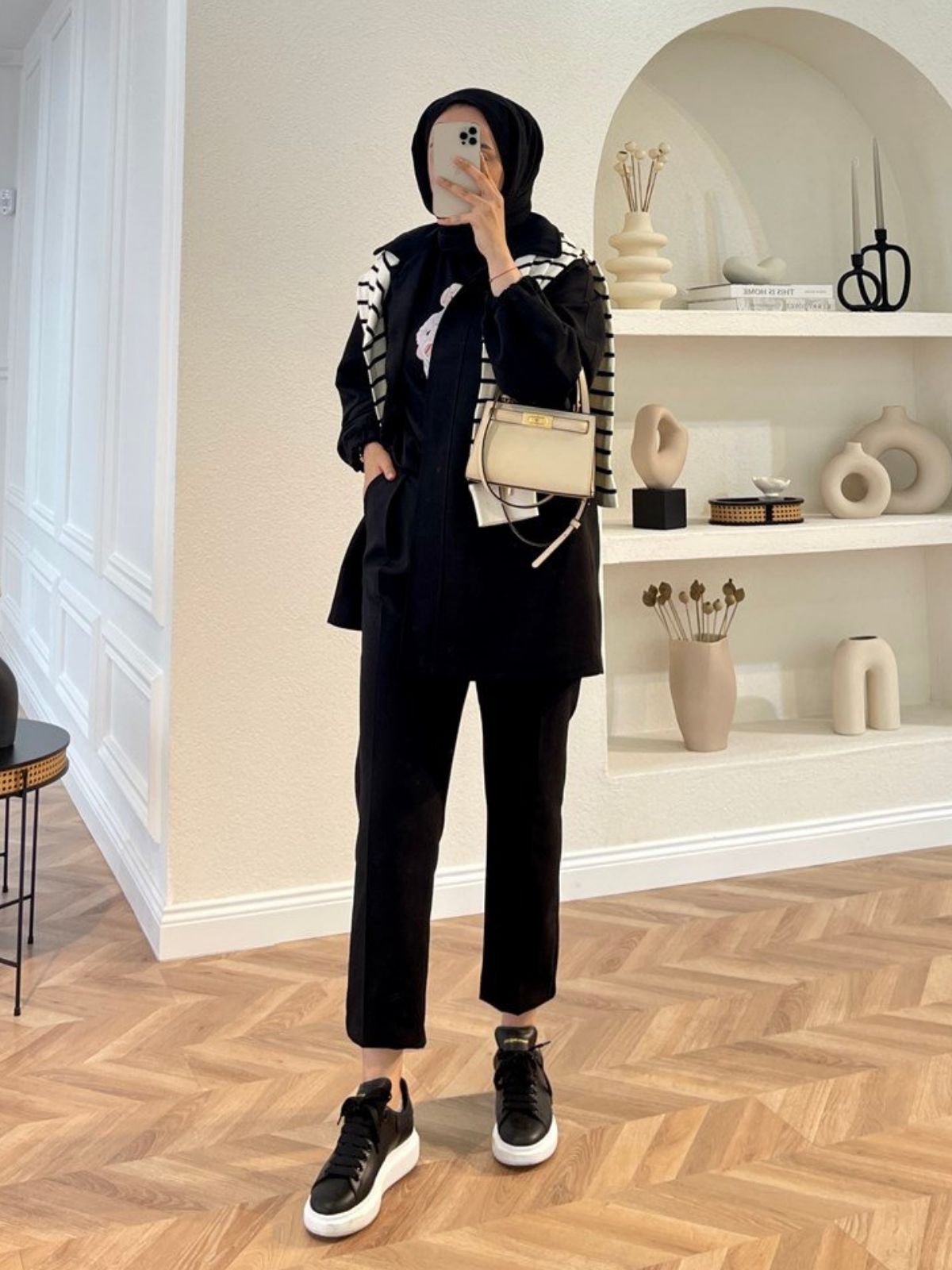 Havuç Kumaş Pantolon PNT100295 - Siyah