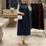 Elle Kapitone Yelek  DŞ100386 - Lacivert