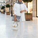 Premium Fermuarlı Basic İkili Takım TK2962  - Beyaz İnci