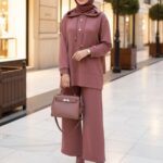 Premium Oysh Edoril İkili Takım TK100255 - Gül Kurusu