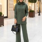 Premium Oysho Edoril İkili Takım TK100255 - Haki