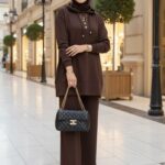 Premium Oysho Edoril İkili Takım TK100255 - Acı Kahve