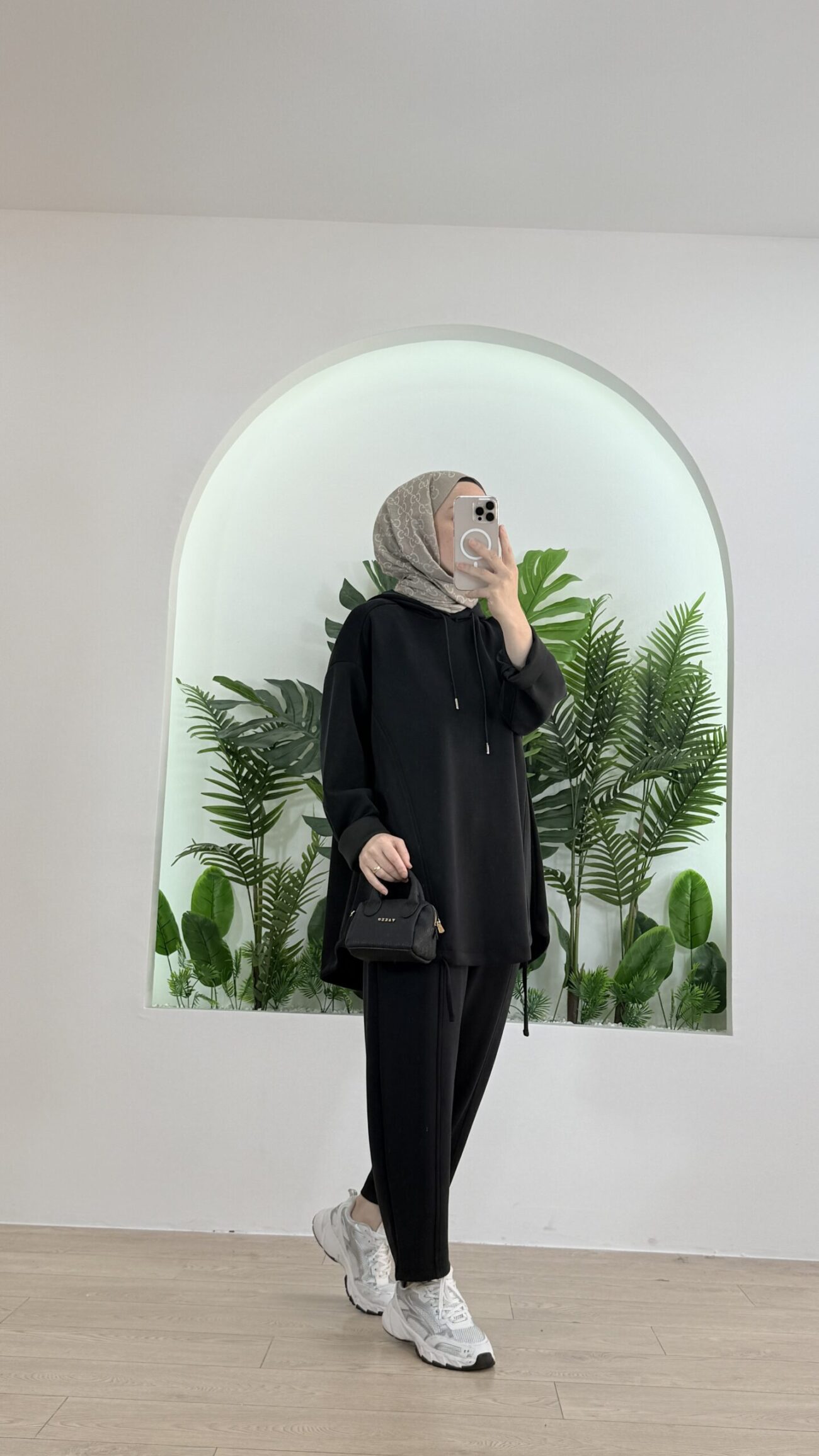 Minya Oysho İkili Takım TK100288- Siyah