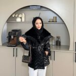 Pena Kürk Yaka Detaylı Mont DŞ100285 - Siyah