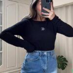 Calvin Klein Premium Uzun Kol Body BD100286 - Siyah