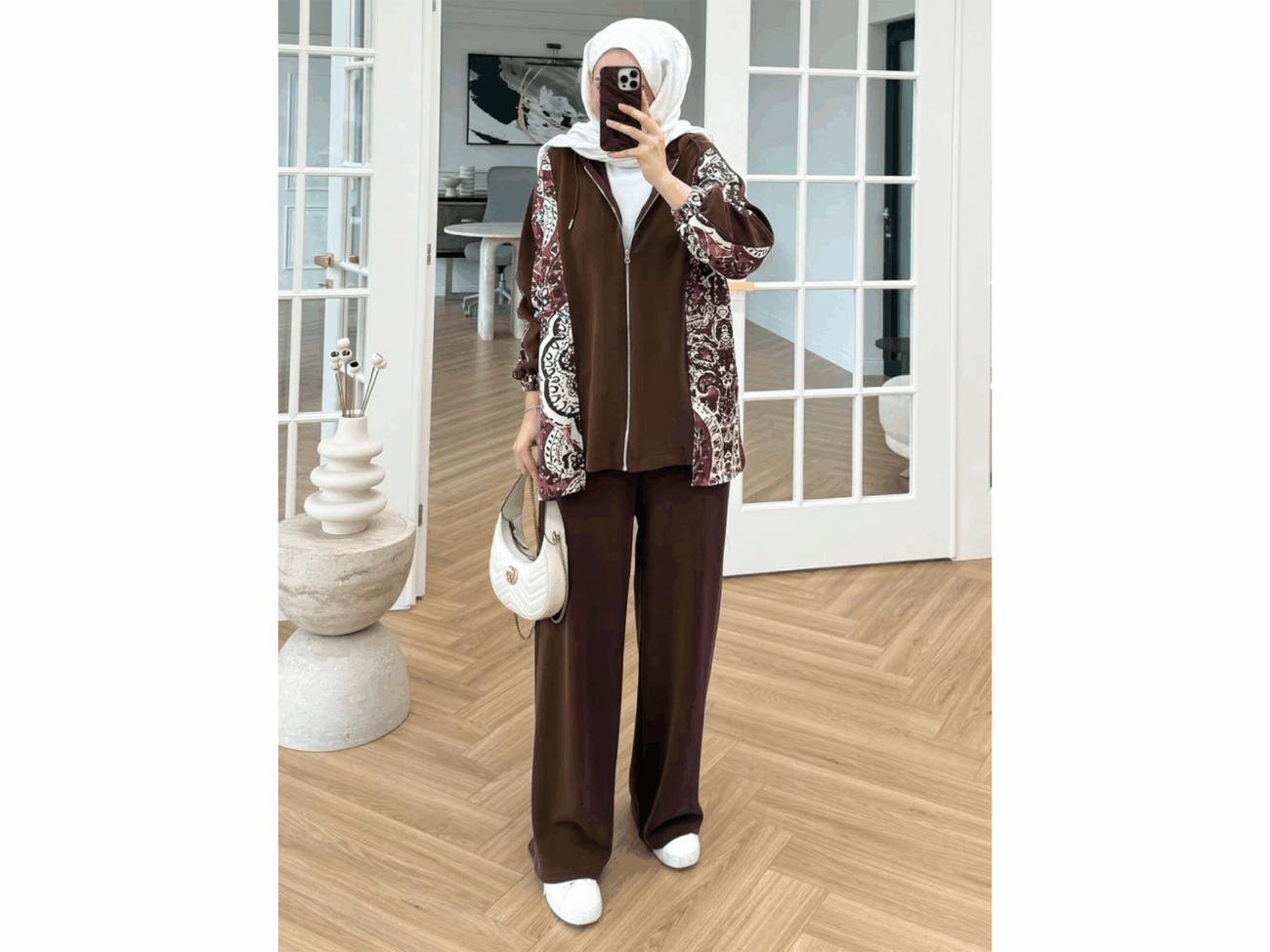 Premium Aspera Oysho İkili Takım TK100250 - Kahve