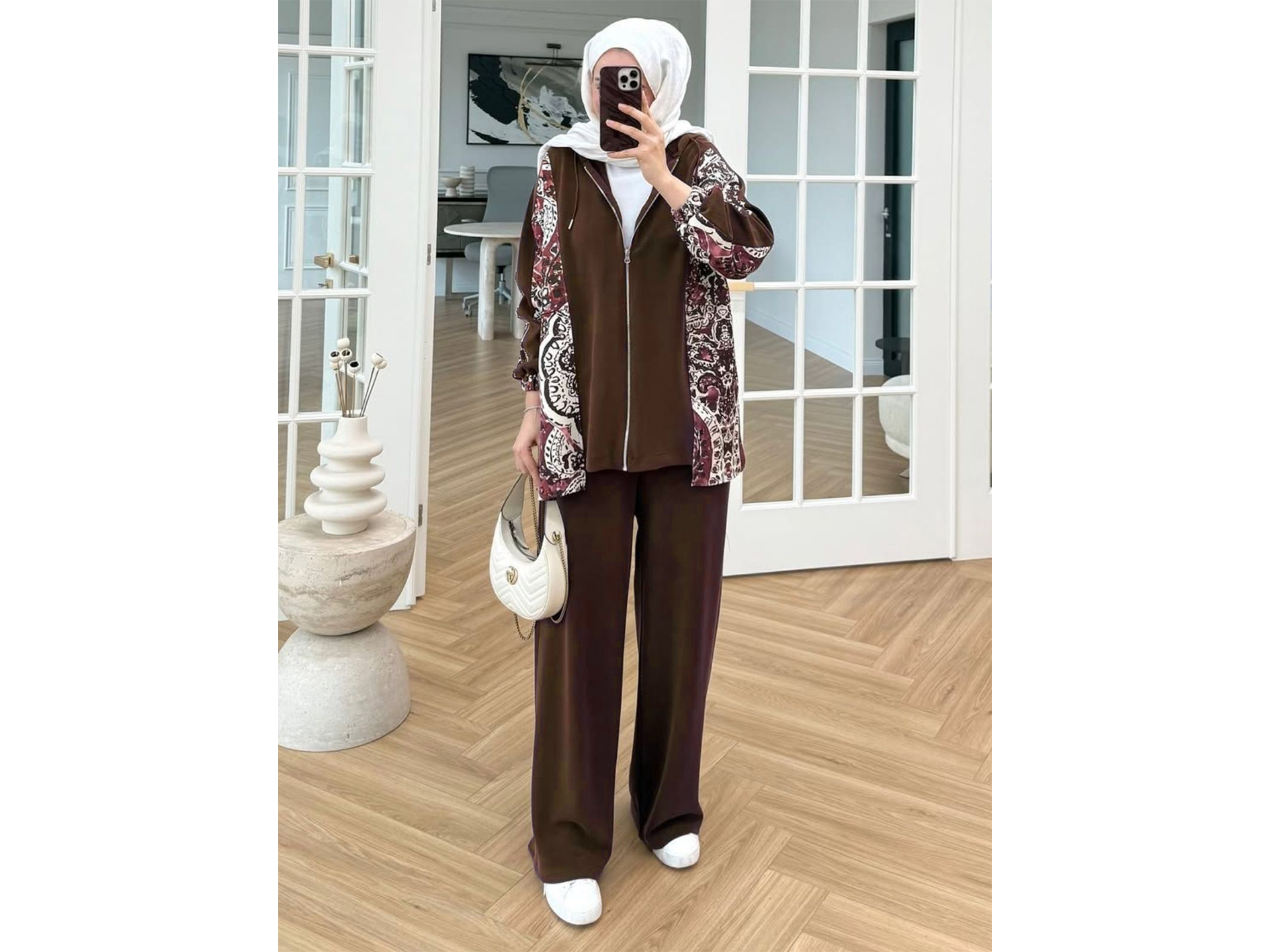 Premium Aspera  Oysho İkili Takım TK100250  - Kahve