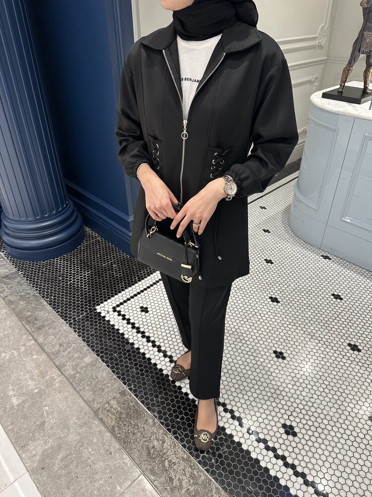 Premium Oysho Elin İkili Takım TK100254 -Siyah - Görsel 2