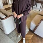 Velora Oysho İkili Takım TK100287 - Kahve