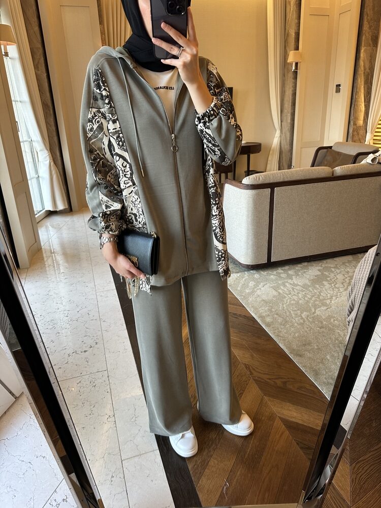 Premium Aspera  Oysho İkili Takım TK100250  - Çağla - Görsel 2