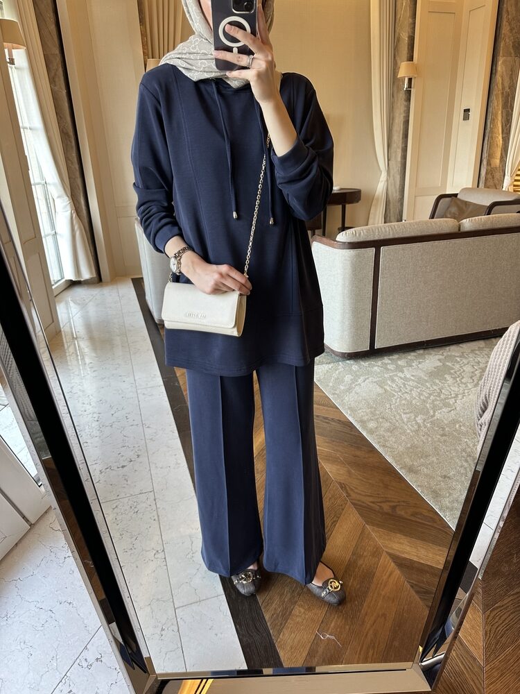 Premium Oysho Edoril İkili Takım TK100255 - Lacivert