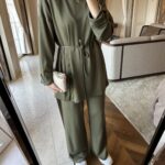 Premium Bağlamalı İkili Takım TK100240 - Haki