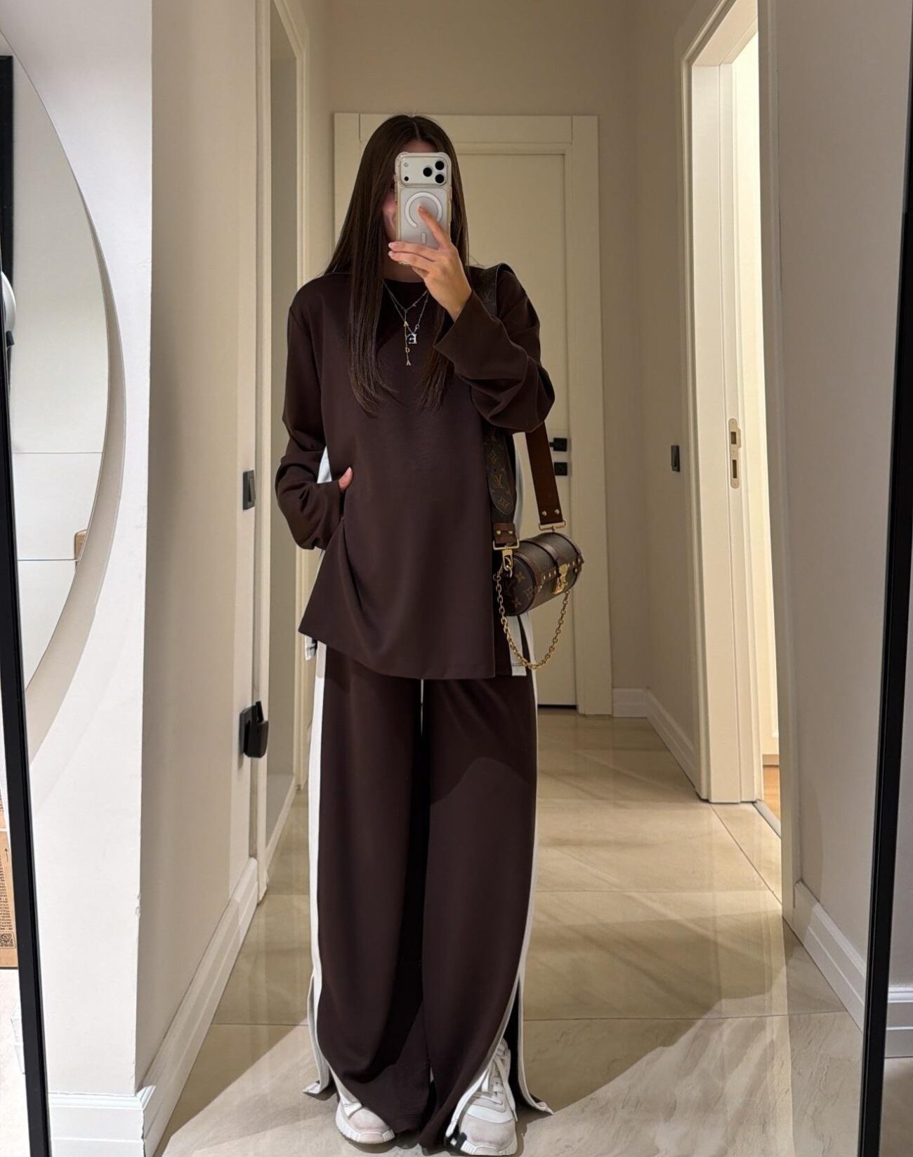 Alto Oysho İkili Takım TK100402 - Kahve - Görsel 3