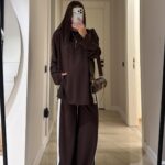 Alto Oysho İkili Takım TK100402 - Kahve