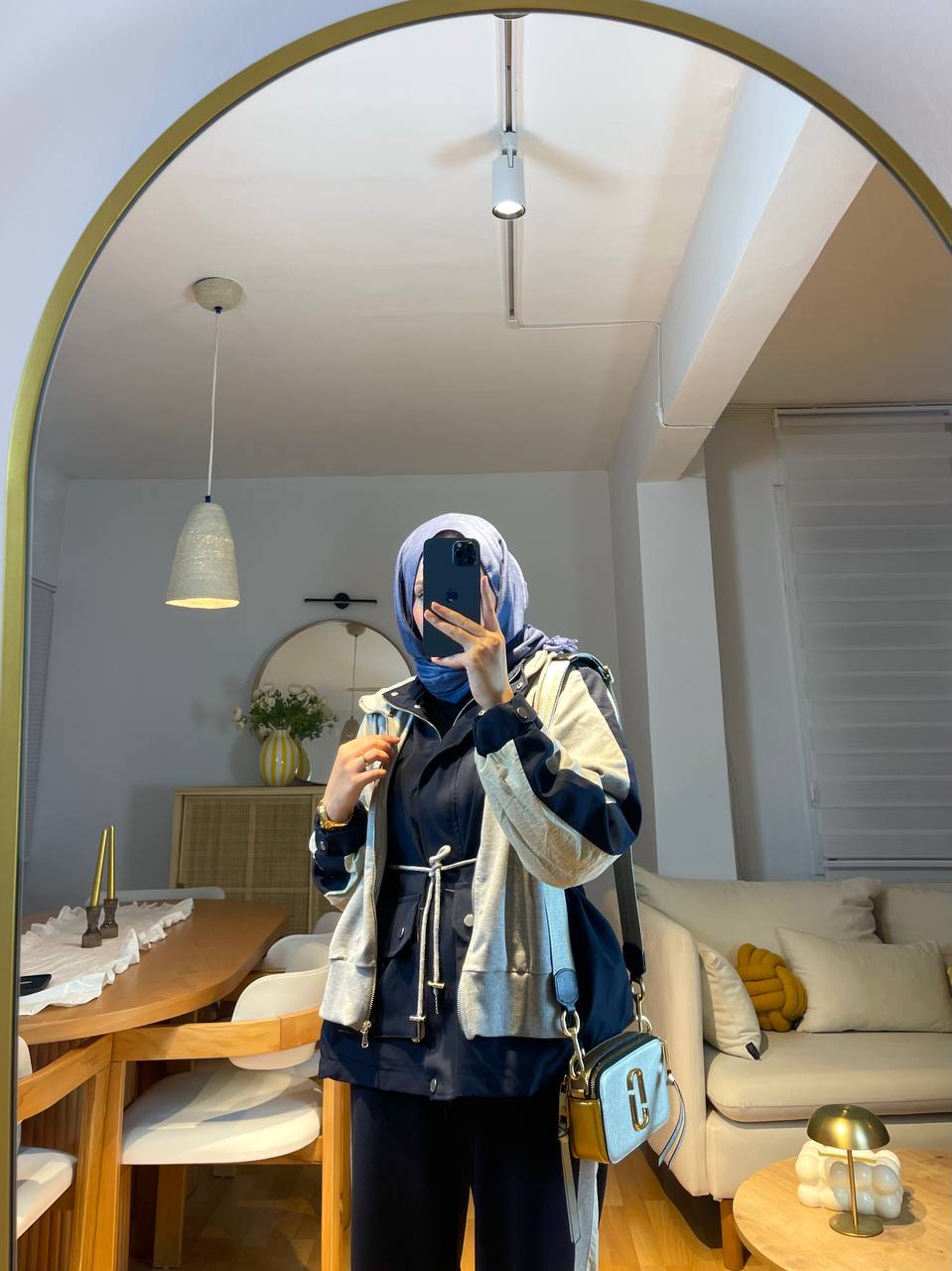 Massimo Kapüşonlu Garnili Takım - Lacivert-Gri - Görsel 5