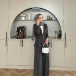 Premium Oysho Elina  İkili Takım TK100246  - Füme