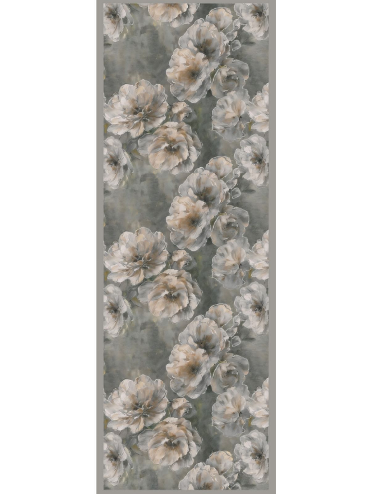 Zemheri Desen Şal  469-023 - V-4 -  Dumanlı Gri - Görsel 4