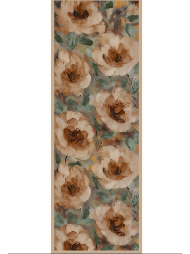 Nazende Desen Şal  469-020 - V-1 - Soft Pembe