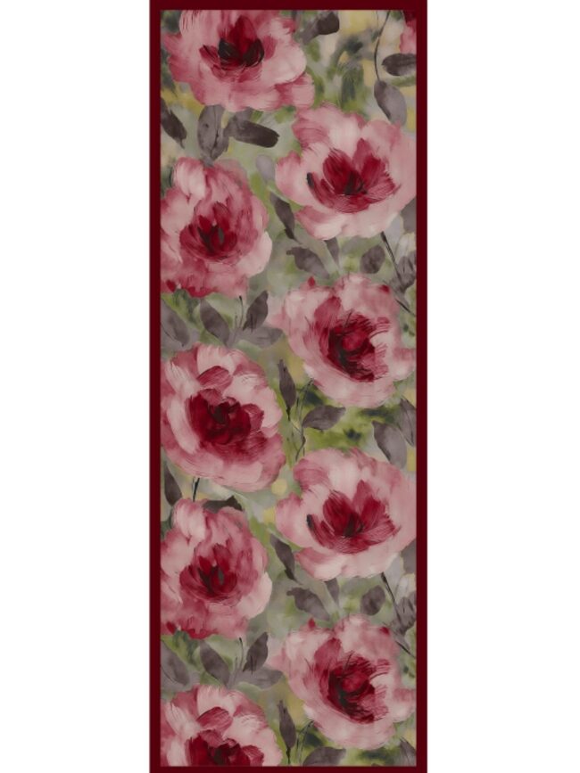 Nazende Desen Şal  469-020 - V-10- Şarabi