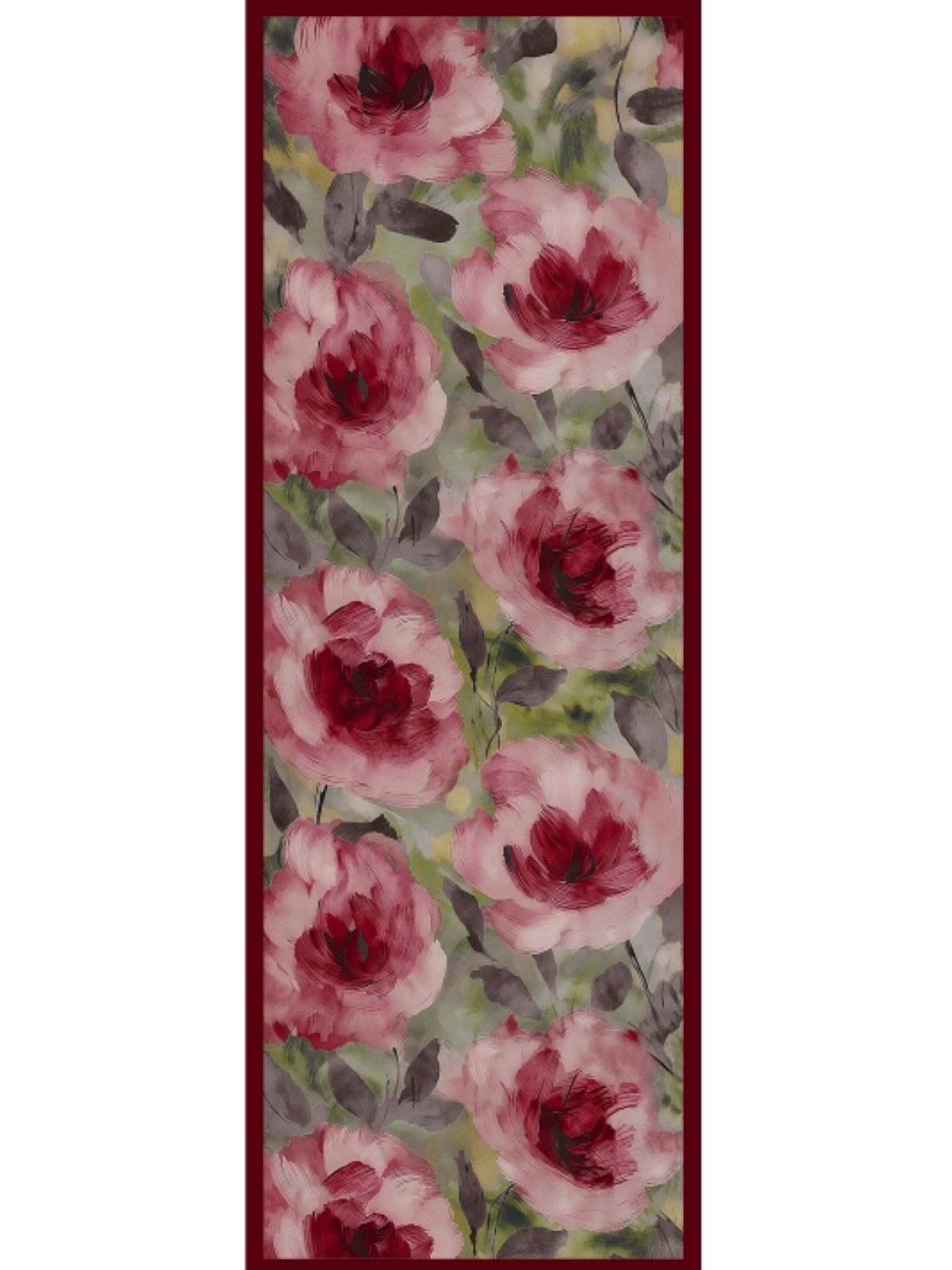 Nazende Desen Şal  469-020 - V-10- Şarabi