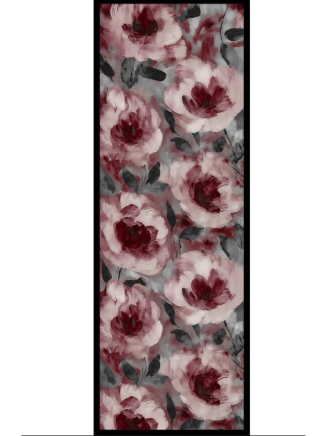 Nazende Desen Şal  469-020 - V-16 - Bordo