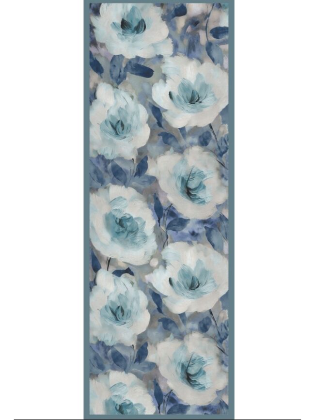 Nazende Desen Şal  469-020 - V-18 - Deniz Mavi