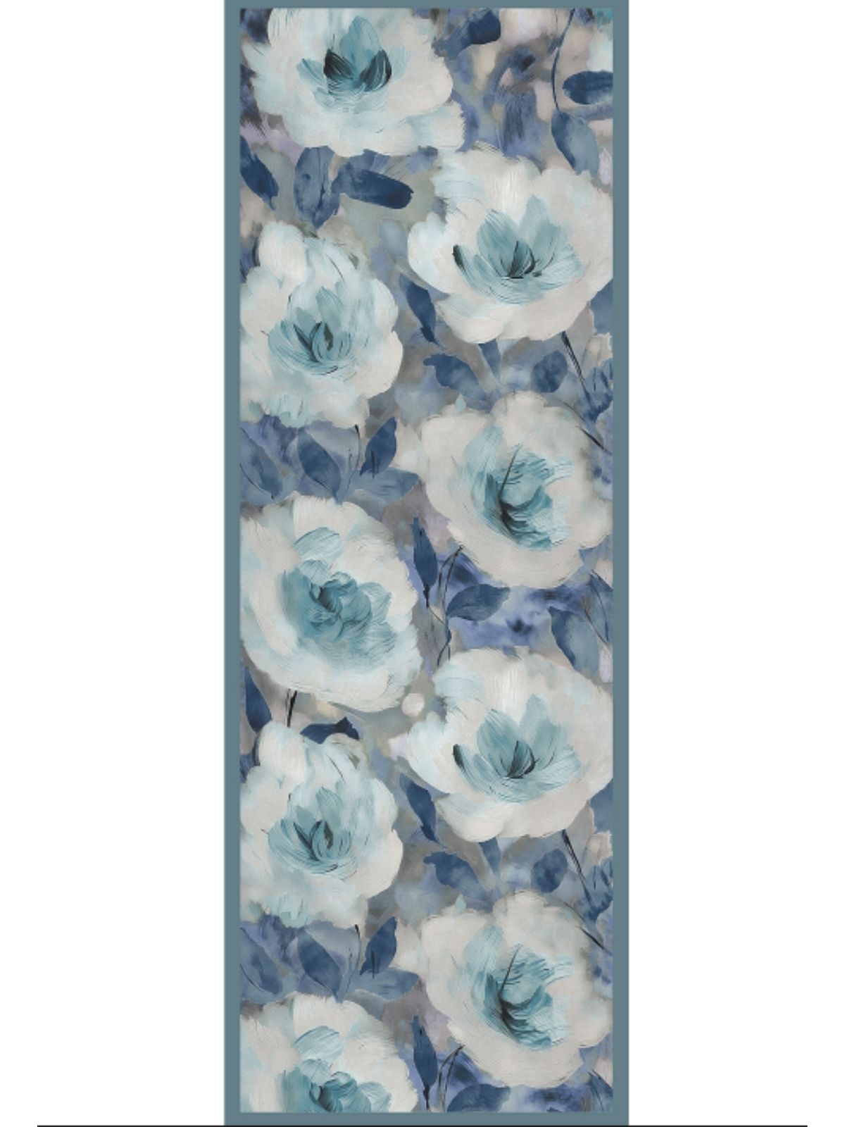 Nazende Desen Şal  469-020 - V-18 - Deniz Mavi