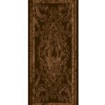 Derin Yansıma Desen Şal  469-017 - V-1 - Acı Kahve