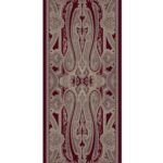 Rüya Tınısı Desen Şal 469-018 - V-2 -  Bordo