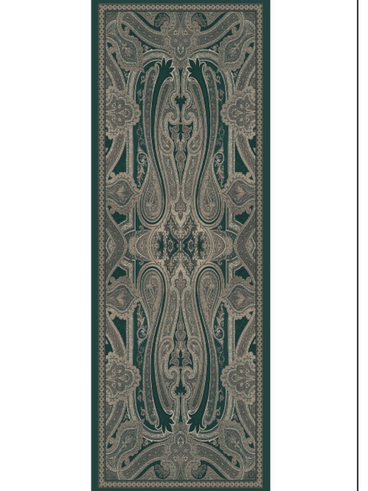 Rüya Tınısı Desen Şal  469-018 - V-4 - Koyu Zümrüt