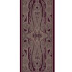 Rüya Tınısı Desen Şal  469-018 - V-9 - Vişne Çürüğü