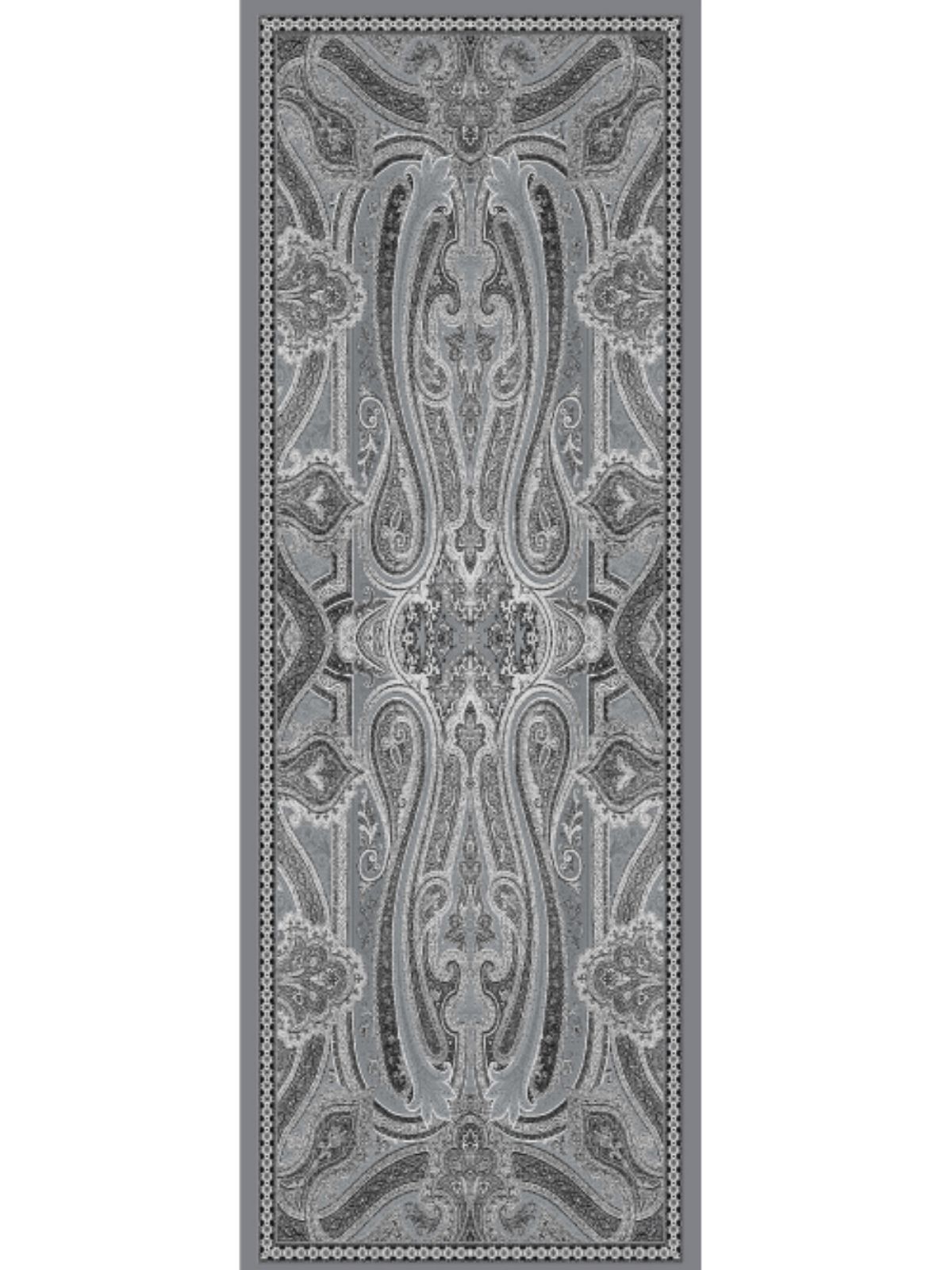 Rüya Tınısı Desen Şal  469-018- V-10 - Gri